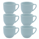 Ver imagem 1 de Jogo 6 Xicaras Café/chá Cônica 170ml - Kit Porcelana Branca