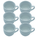 Ver imagem 5 de Jogo 6 Xicaras Café/chá Cônica 170ml - Kit Porcelana Branca