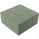 Ver imagem 7 de Puff Decorativo Para Sala de Estar Quadrado Milano 90x90cm W01 Bouclê Oliva - Lyam Decor