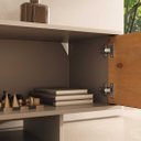 Ver imagem 5 de Rack TV 75 Madeira Cashmere Sala 184 cm 3 Portas Fendi Arto Idimex