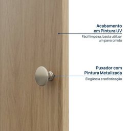 Módulo 70x180 2 Portas 1 Kit Prateleira Frame Cabecasa madeiramadeira - 7