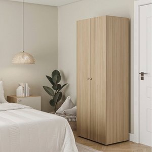 Módulo 70x180 2 Portas 1 Kit Prateleira Frame Cabecasa madeiramadeira