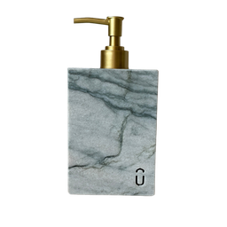 Dispenser Lavabo Quartzito Perla Grey Polido 13x9cm - 1
