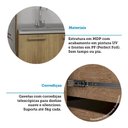 Ver imagem 3 de Cozinha Compacta 182,10cm 8 Portas e 2 Gavetas sem Tampo sem Fundo 354 Luciane Móveis