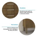 Ver imagem 4 de Cozinha Compacta 182,10cm 8 Portas e 2 Gavetas sem Tampo sem Fundo 354 Luciane Móveis