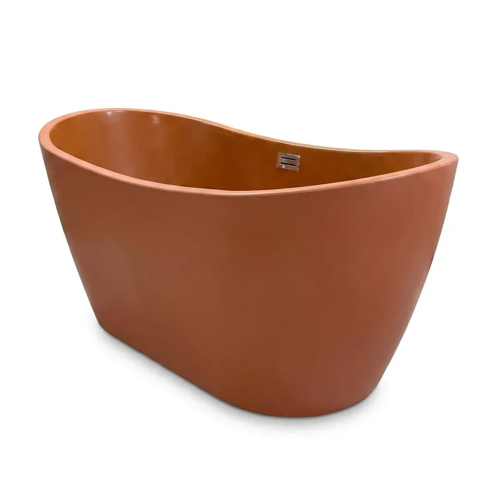 Ver imagem 3 de Banheira de Imersão 150cmx75cm Mavie Ouro Fino Terracota