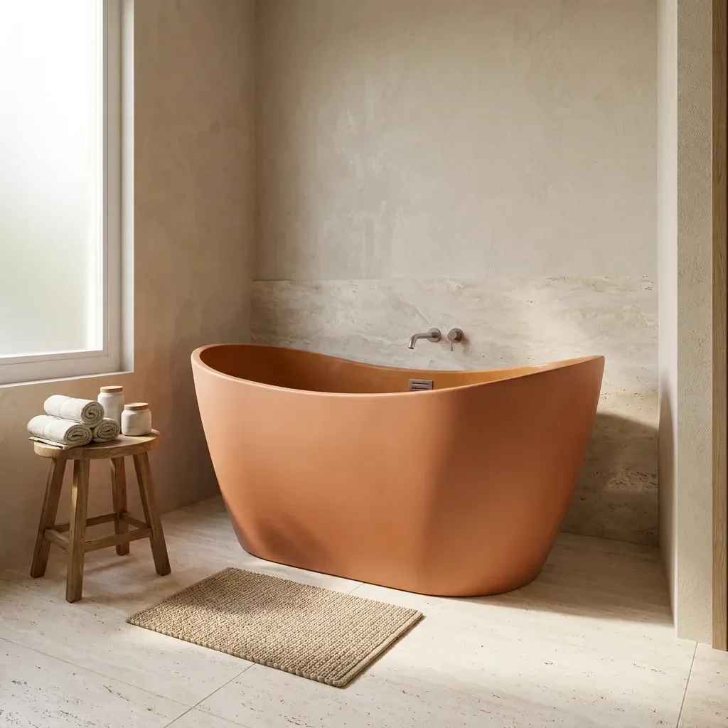 Ver mais imagens de Banheira de Imersão 150cmx75cm Mavie Ouro Fino Terracota