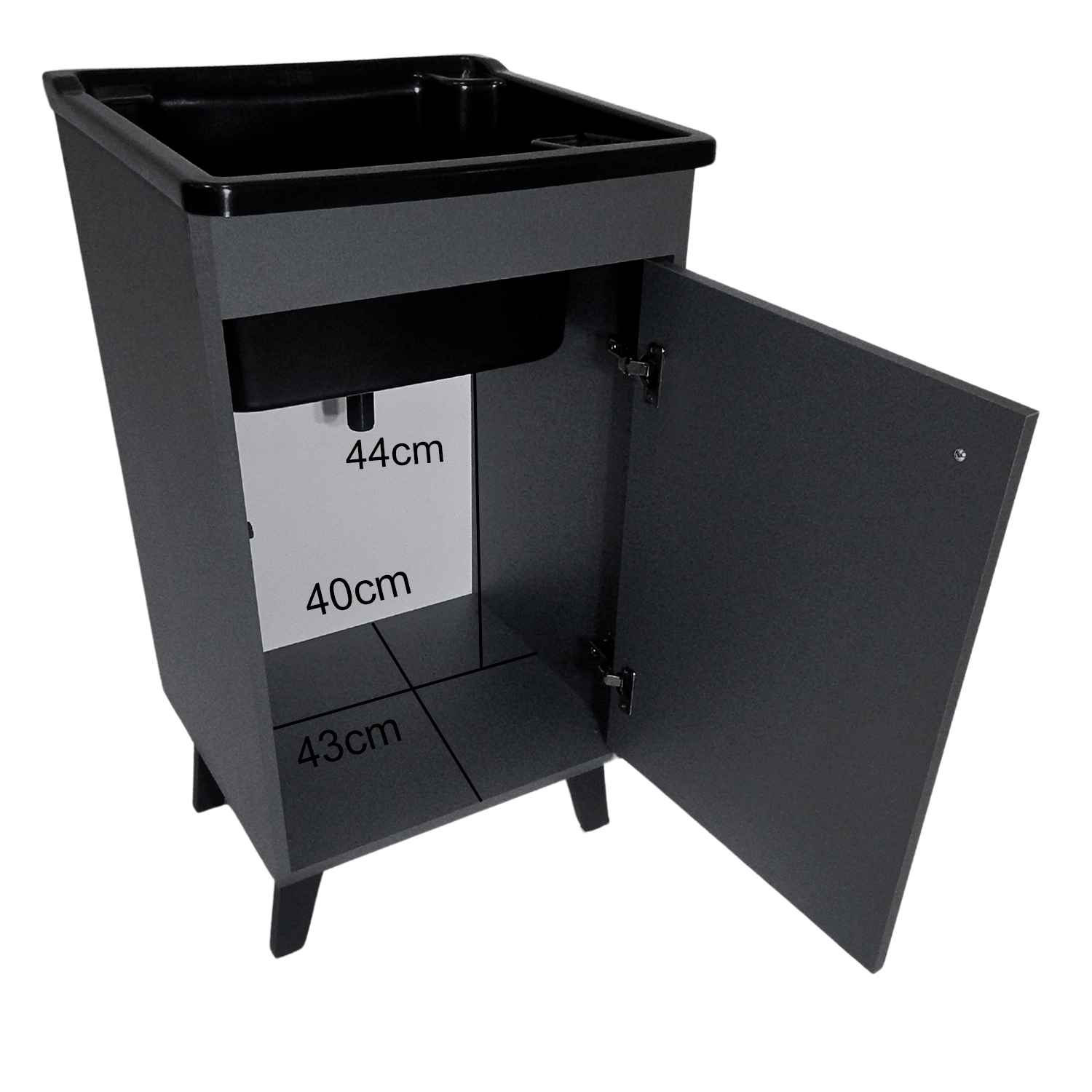 Gabinete Premium Retrô + Tanque 26l Área de Serviço Lavanderia - 4