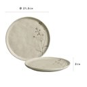 Ver imagem 2 de Prato de Sobremesa Bio Stoneware Campestre Ø21,5cm Mesa Posta Porto Brasil