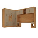 Ver imagem 3 de Guarda-roupa Modulado Soberano 11 Portas 8 Gavetas 100% Mdf com Espelho Cinamomo/cappuccino - Panora