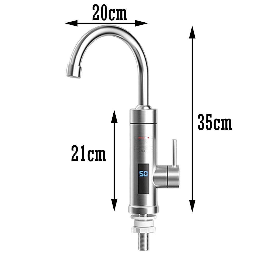 Torneira Elétrica 220v Monocomando Giratória com Misturador Quente e Fria - 6
