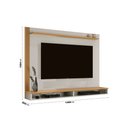 Ver imagem 3 de Painel Davos p/ TV até 55'' Fendi/Freijó Nobre