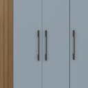 Ver imagem 4 de Guarda Roupa Modulado 102cm com 3 Portas Delphi Avelã/grey L01 - Mpozenato