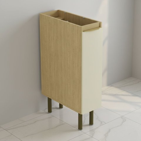 Balcão Porta Temperos 20cm com 2 Andares New York Movel na Caixa
