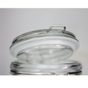 Ver imagem 4 de Kit 5 Potes de Vidro Hermético Tampa Vedação Conserva 3,1l