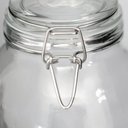 Ver imagem 3 de Kit 5 Potes de Vidro Hermético Tampa Vedação Conserva 3,1l