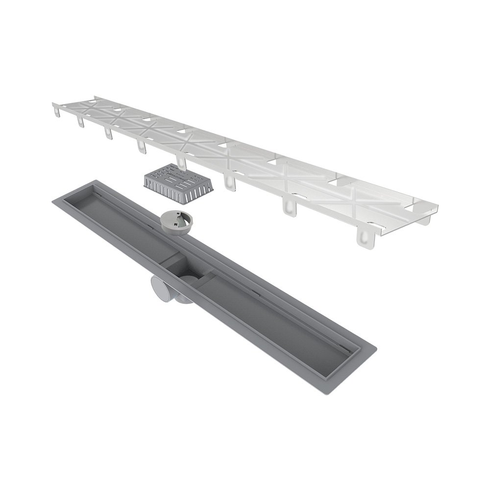 Ralo Linear Elleve Smart Seco 262 60cm com Tampa Oculta Oculta 262