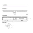 Ver imagem 4 de Ralo Linear Elleve Smart Seco 262 60cm com Tampa Oculta Oculta 262