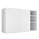 Ver imagem 7 de Armário de Parede Aéreo Cozinha Organizador Quarto Multiuso Lavanderia Supenso Superior Embutido Ópe