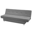 Ver imagem 2 de Sofá Cama Reclinável Xangai Veludo Cinza Grafite:Cinza Grafite