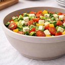 Ver imagem 5 de Kit 6 Saladeiras Bege Luna 3,5l Tigela Redonda para Restaurante 25cm Plástico ou