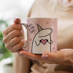 Caneca flork aniversário repi bardei tiu iu - 2