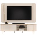Ver imagem 5 de Rack para Sala com Painel para TV 75 pol Orgânico Harper D05 Off White - Lyam Decor