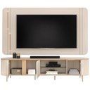 Ver imagem 6 de Rack para Sala com Painel para TV 75 pol Orgânico Harper D05 Off White - Lyam Decor