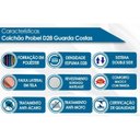 Ver imagem 2 de Colchão Casal Probel Espuma D28 Guarda Costas Brown (138x188x17) -