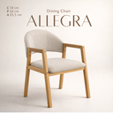 Ver imagem 4 de Conjunto Mesa Jantar Aracaju 180cm com 8 Cadeiras Allegra:linho Areia