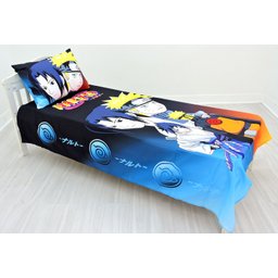 Jogo De Lençol Decorativo E Fronha Solteiro , Naruto Mod 1 Kit 2 pçs - 3