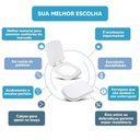 Ver imagem 2 de Tampa Vaso Sanitário Poliester Acrilico Quadra Branco para Bacia Deca