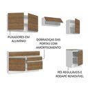 Ver imagem 5 de Armário de Cozinha Completa 260cm Branco/Rustic Glamy Madesa 04