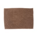 Ver imagem 1 de Tapete de Banheiro Chenille Marrom 60x40cm - Uzoo Tapete Chenille 60x40cm Marrom