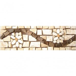 Faixa em Mosaico Fiorellino I - 10x30cm