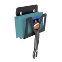 Ver mais imagens de Suporte Para Lamina Barbear Porta Gilete Adesivo Preto ELG