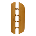 Ver imagem 3 de 1 Puxador de Porta Sanfonada+ 1 Trinco Bcf Cerejeira