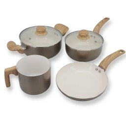 Jogo de Panelas Cerâmica 4 Peças Gold - 1