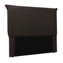 Ver imagem 1 de Cabeceira Estofada Trento Queen Size MDF-MDP Couro Sintético Marrom 160cm Gran Belo