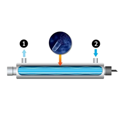 Sistema de Tratamento Água Ultravioleta 10 GPM Lâmpada 35W - 3