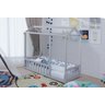 Cama Infantil Montessoriana com Grade Nina Azul Com Colchão - 1