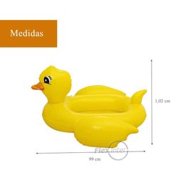 Bote Boia Inflável Infantil Patinho C/ Som 1,02m X 99 Cm Bestway 34151 - 9