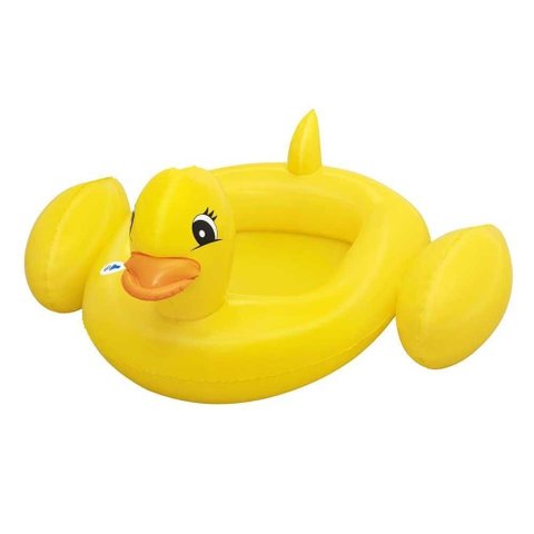 Bote Boia Inflável Infantil Patinho C/ Som 1,02m X 99 Cm Bestway 34151