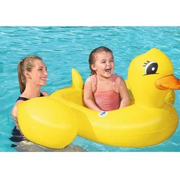 Bote Boia Inflável Infantil Patinho C/ Som 1,02m X 99 Cm Bestway 34151 - 6