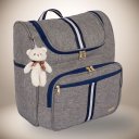 Ver imagem 1 de Mochila Bebê Infantil Maternidade 2 em 1 Faixa Menino Menina Amor:marinho