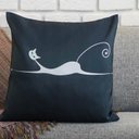 Ver imagem 5 de Kit com 4 Capas para Almofadas Decorativas Pet Gato Alaranjado e Branco