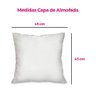 Kit com 4 Capas para Almofadas Decorativas Pet Gato Alaranjado e Branco - 7