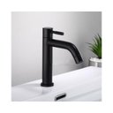 Ver imagem 1 de Torneira Banheiro Preta 1/4 Volta - 8cm - Preto Fosco