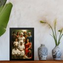 Ver imagem 1 de Quadro Entidades da Umbanda Juntas 45x34cm:moldura Preta