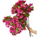 Ver imagem 1 de Buque 10 Haste Bougainville - 80 Cm Flores Artificial Pink